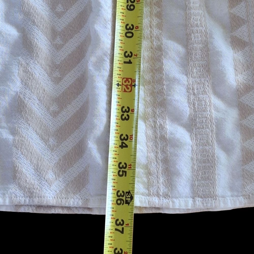 Old Navy Jacquard Mini Swing Dress Pockets Pullover Size 2X Neutral XXL - Picture 9 of 13